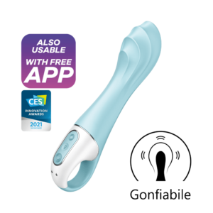 Satisfyer - Air Pump 5 + App Controlled - Blu
