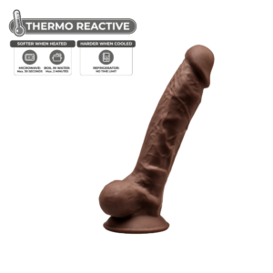 Silexd - Dildo Premium Silicone Mod. 1 7" - Marrone