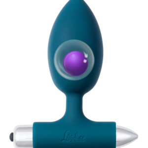 Lola Games - Plug Anale Vibrante con Pallina in Metallo Perfection - Blu