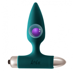 Lola Games - Plug Anale Vibrante con Pallina in Metallo Glory - Blu