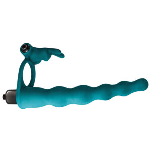 Lola Games - Dildo per Doppia Penetrazione Bunny - Blu