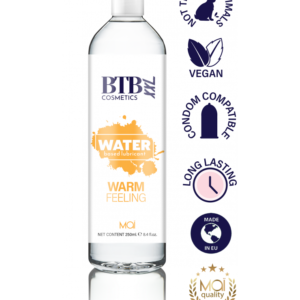 BTB Cosmetics - Lubrificante Base Acqua Effetto Riscaldante - 250 ml