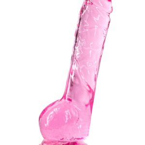 Lola Games - Dildo Trasparente Luminous - Rosa