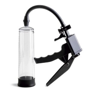 Virgite - Pompa Pene con Maniglia - Nero