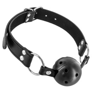 Fetish Tentation - Ball Gag Regolabile Traspirante - Nera