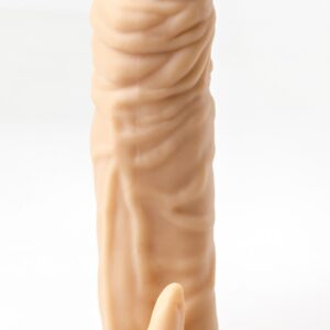 Virgite - Guaina Pene Realistica Vibrante S4 - 8" - Color Carne