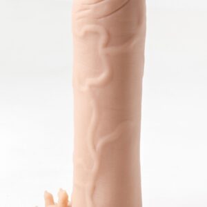 Virgite - Guaina Pene Realistica Vibrante S5 - 7,5" - Color Carne