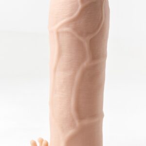 Virgite - Guaina Pene Realistica Vibrante S6 - 8" - Color Carne