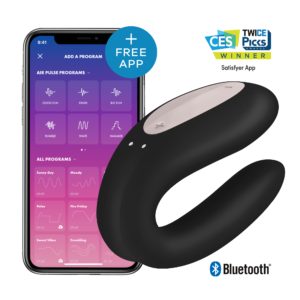 Satisfyer Double Joy Nero: Stimolazione Potente per la coppia