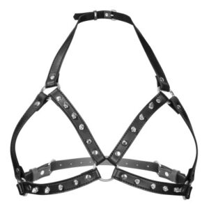 Fetish Tentation - Harness Donna con Borchie - Nero