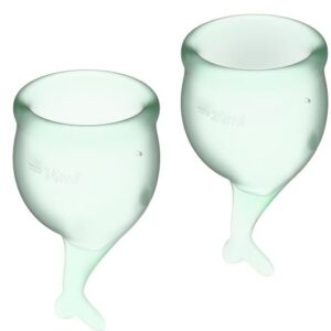 Satisfyer - Feel Secure Coppetta Mestruale - Verde