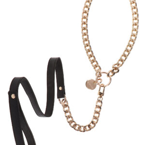 Collare e Guinzaglio Statement Rose Gold: Eleganza e Sensualità