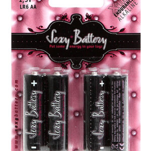 SEXY BATTERY ALKALINE 4PC. BLISTER AA