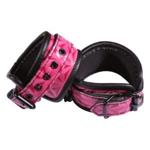 Cavigliere in Pelle Sintetica Rosa - Accessorio BDSM