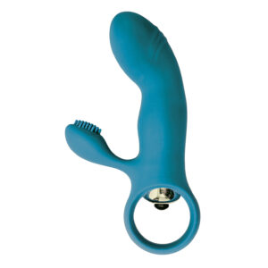 Virgite - Mini Vibratore Rabbit E8 - Azzurro