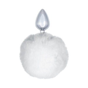 Lola Games - Plug Anale con Pon Pon Small Twinkle - Bianco