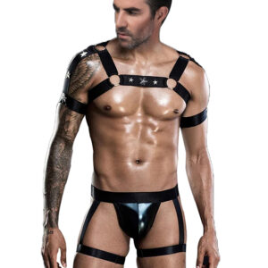 Oh Yeah - Harness Uomo in Ecopelle con Stelle