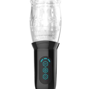 Rimba Toys – Orgastobator 05 – Male Masturbator – Black & Transparent