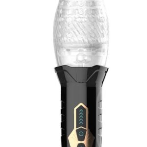 Rimba Toys – Orgastobator 01 – Male Masturbator – Black & Transparent