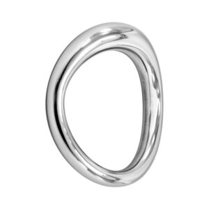 Locked - Cockring in Metallo Forma Ergonimica 5,10 cm - Yoke