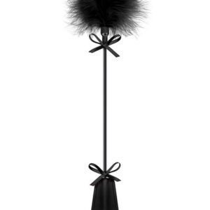 Sweet Caress - Frustino con Pon Pon - Nero