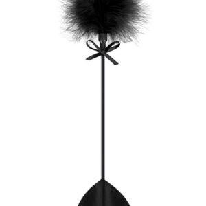 Sweet Caress - Frustino con Pon Pon - Nero