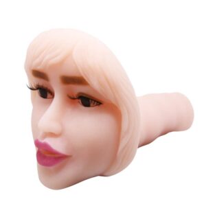 Beauty face, oral sex, TPR material, 2 AA batteries