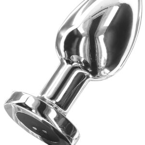 The Glider Vibrating Plug L Silver