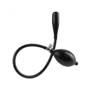 INFLATABLE SILICONE ASS EXPANDER BLACK