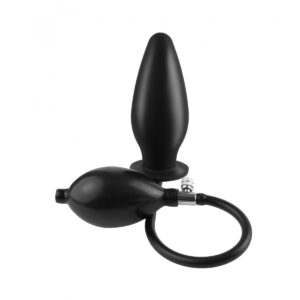 INFLATABLE SILICONE PLUG BLACK
