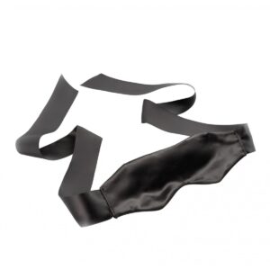 SATIN BLINDFOLD BLACK