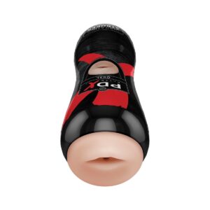 VIBRATING ORAL STROKER LIGHT/BLACK