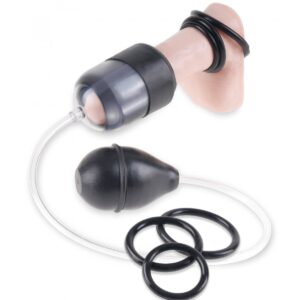 SUCK N' STROKE HEAD PIPEDREAM - PUMP CLEAR/BLACK