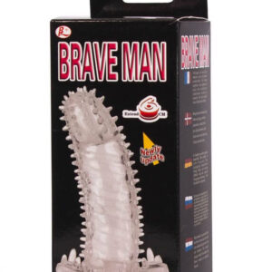 Brave Man Penis sleeve Clear