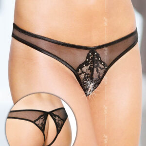 Thongs 2442 - black    S/M