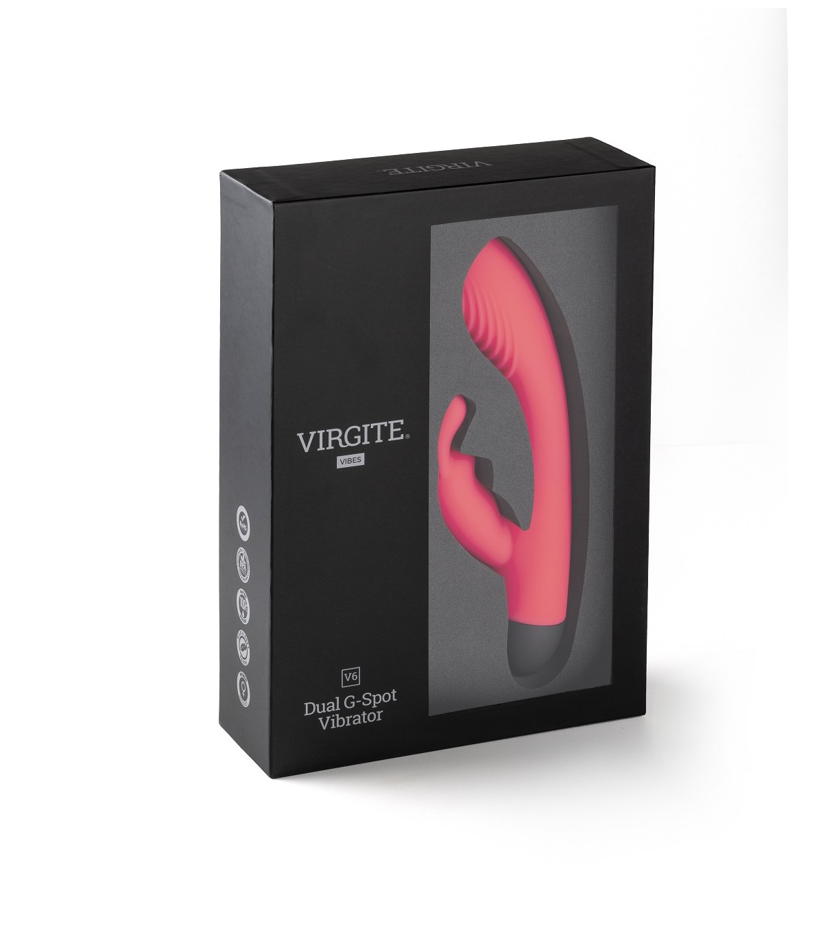 VIBRATORE RICARICABILE PINK V6 - immagine 2