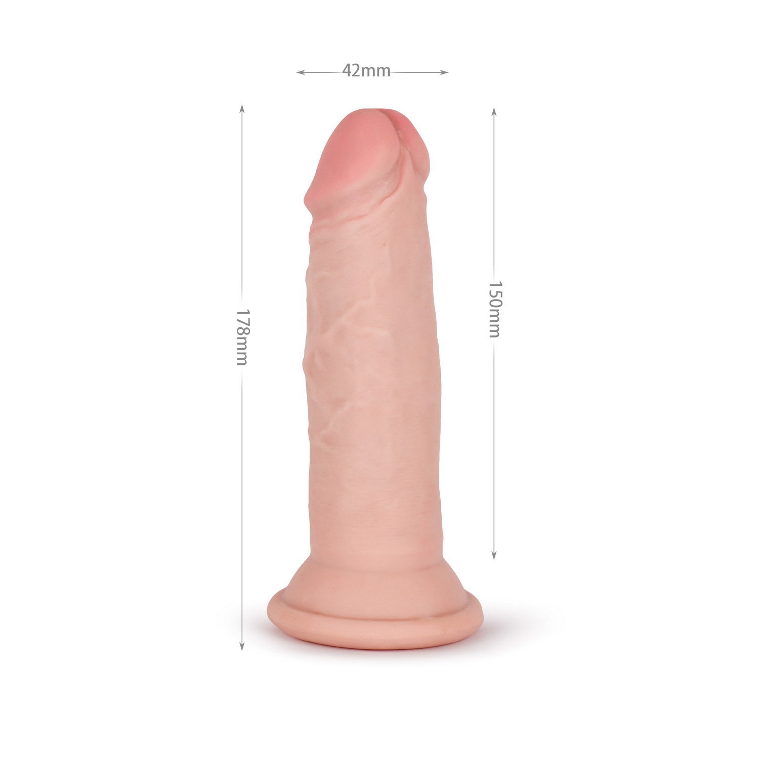 VSC Novelty - Knight Cock 3D Triple Density Dildo - 7" - immagine 3