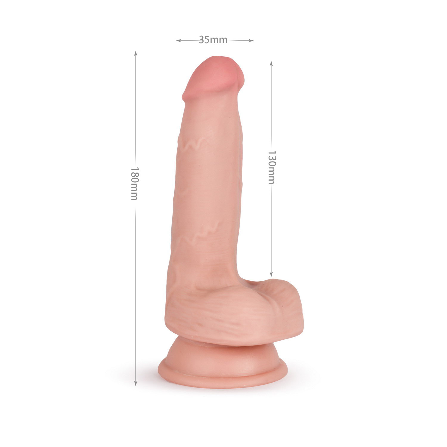 VSC Novelty - Knight Cock 3D Triple Density Dildo - 7.1" - immagine 3