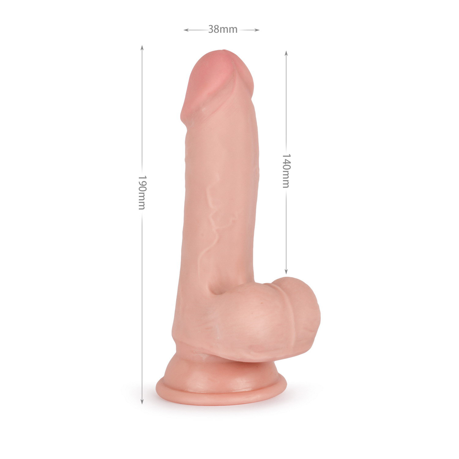 VSC Novelty - Knight Cock 3D Triple Density Dildo - 7.5" - immagine 3