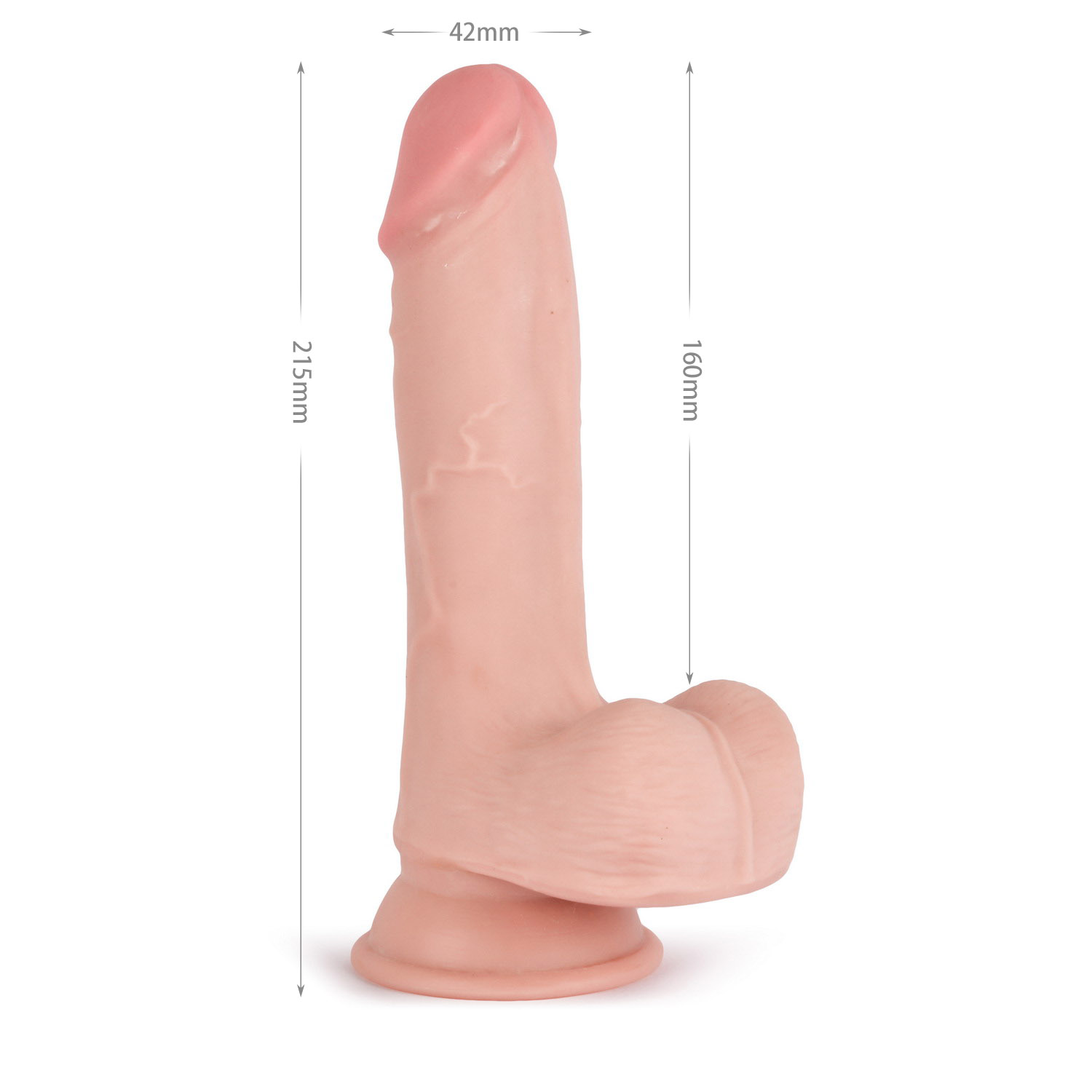 VSC Novelty - Knight Cock 3D Triple Density Dildo - 8.5" - immagine 3