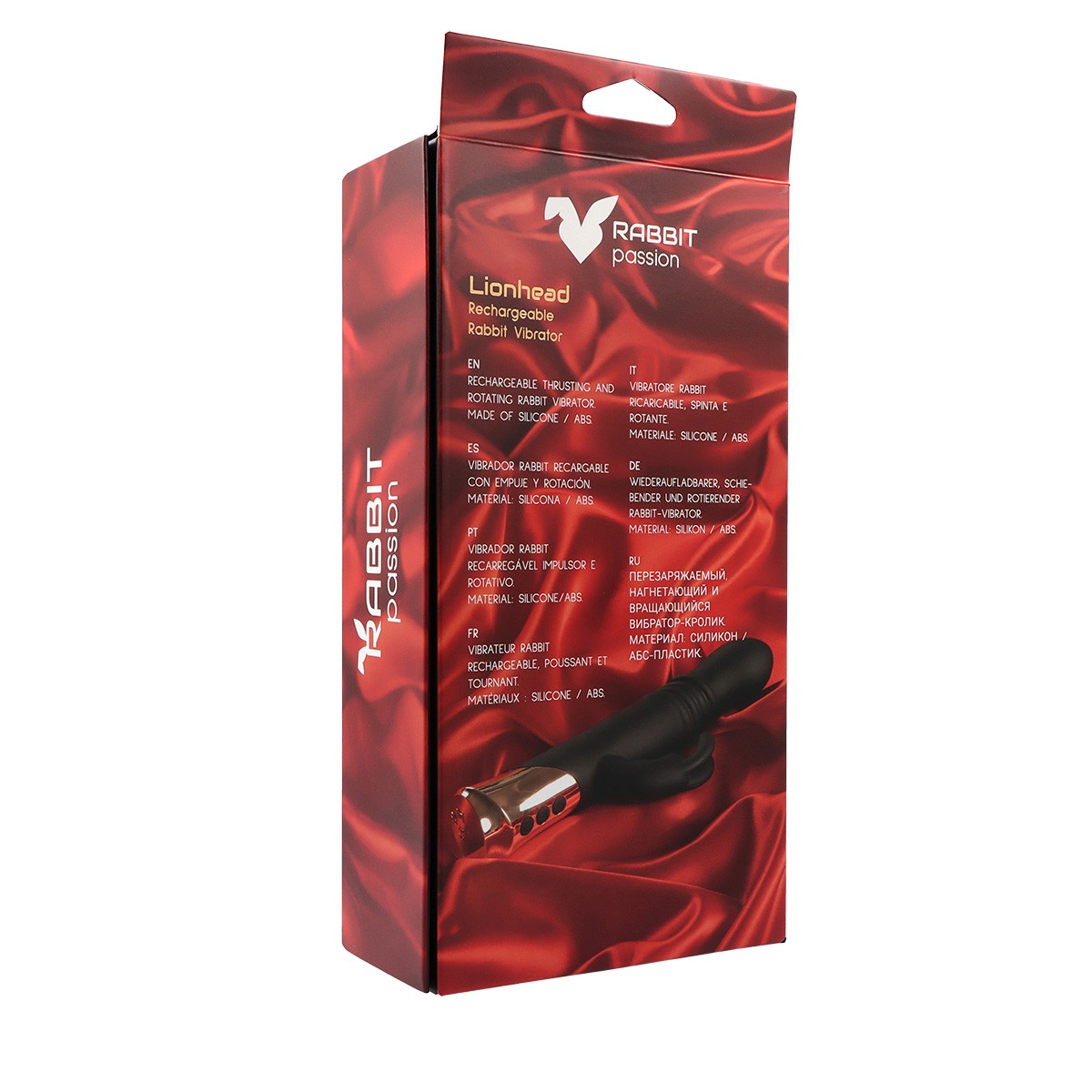 VIBRATORE CONIGLIO RICARICABILE LIONHEAD A SPINTA E ROTAZIONE - immagine 8