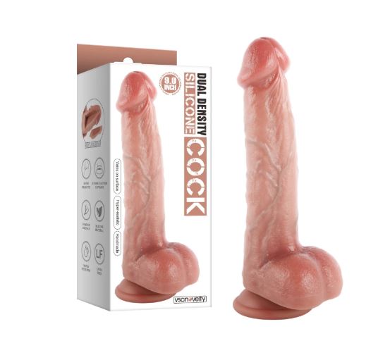 VSC Novelty - Dildo Realistico Doppio Strato Nature Feel - 9" - immagine 2