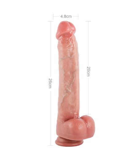 VSC Novelty - Dildo Realistico Doppio Strato Nature Feel - 10,2" - immagine 3