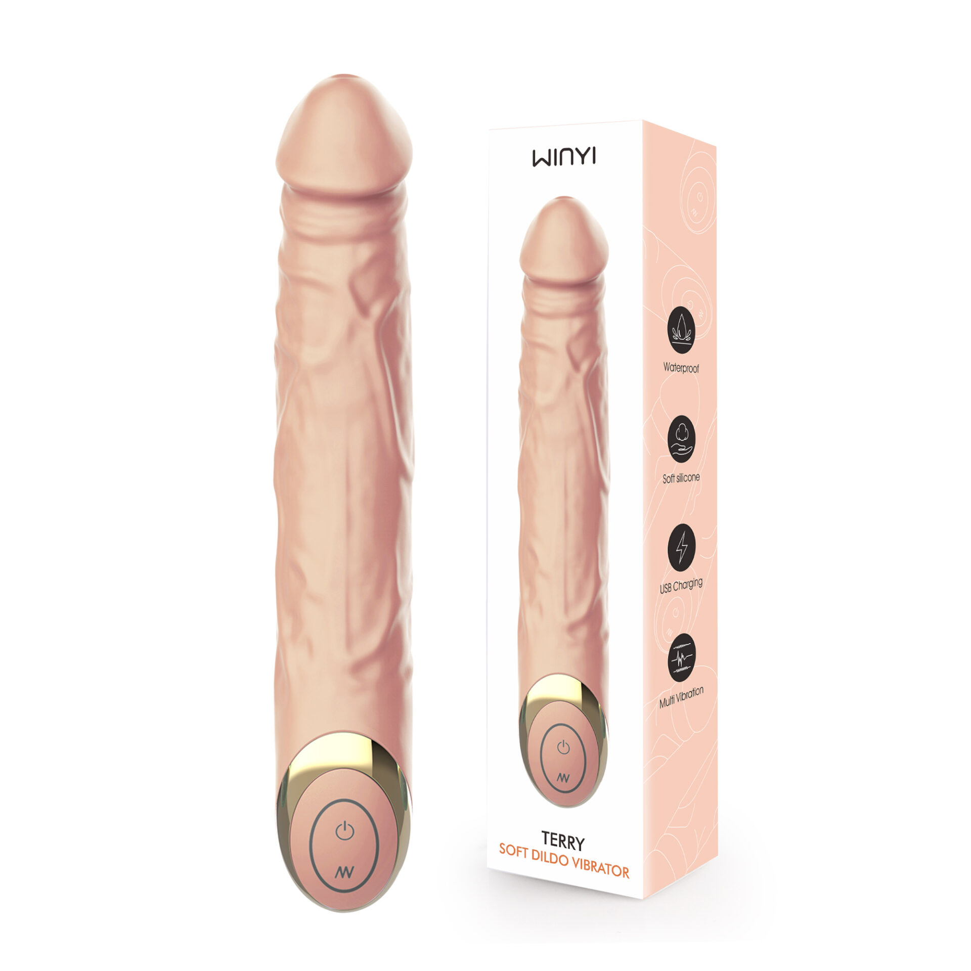 Winyi - Vibratore Realistico Soft Touch- Terry - immagine 8