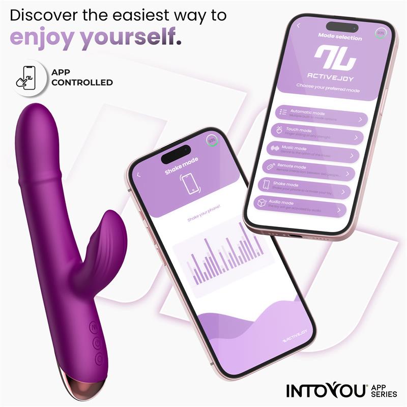 Into You - Sendel Vibe - Vibratore con Anello di Palline Interne Su e Giù e Pulsazione Clitoridea + APP - immagine 6