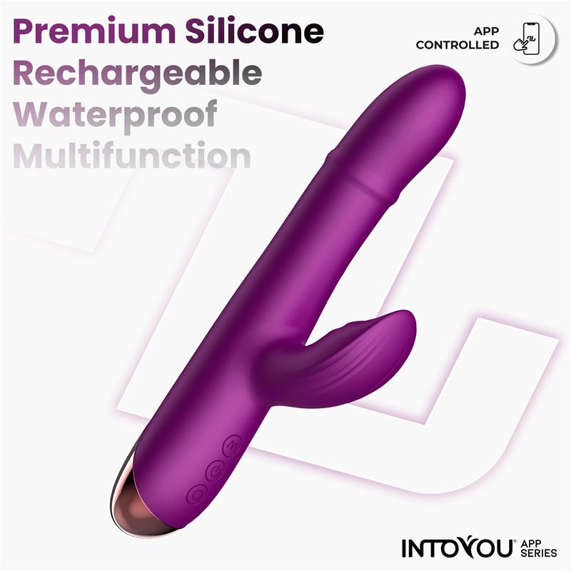 Into You - Sendel Vibe - Vibratore con Anello di Palline Interne Su e Giù e Pulsazione Clitoridea + APP - immagine 4