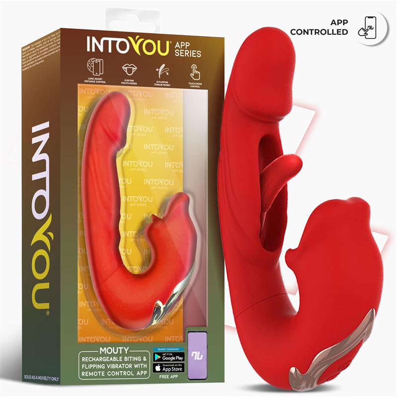 Into You - Mouty Vibe - Vibratore Flipping e Biting + APP - immagine 2