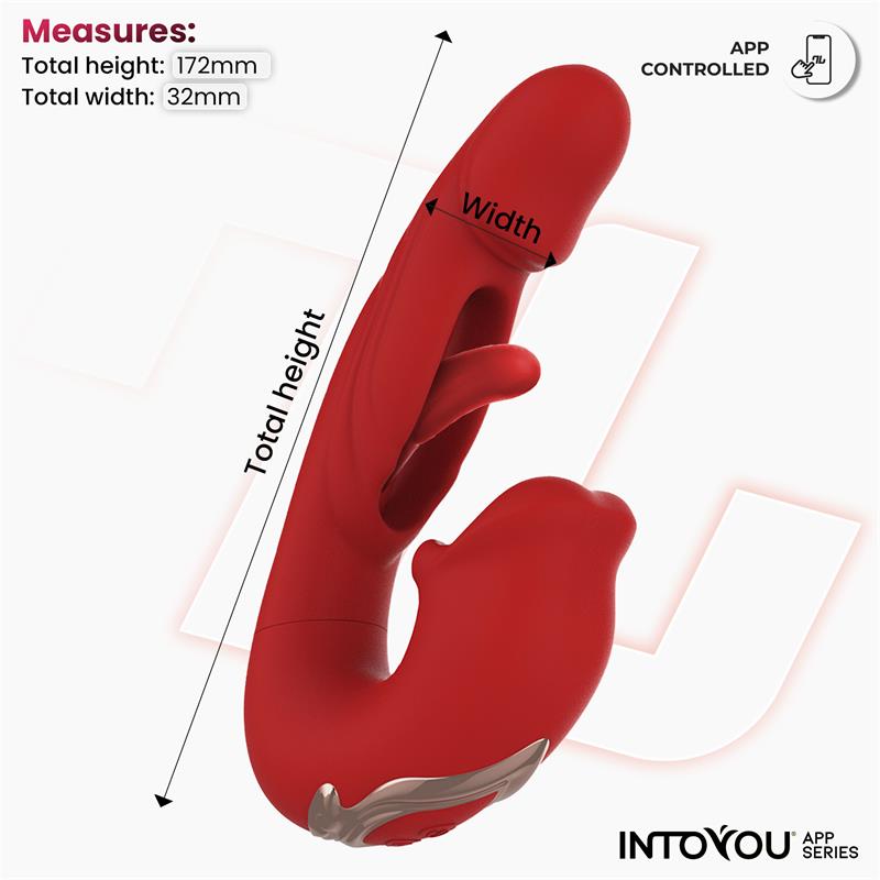Into You - Mouty Vibe - Vibratore Flipping e Biting + APP - immagine 9