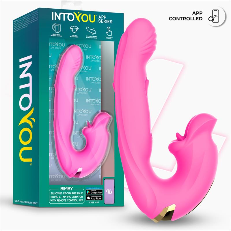 Into You - Bimby - Vibratore Punto G con Doppia Lingua Tapping e Biting + APP - immagine 2