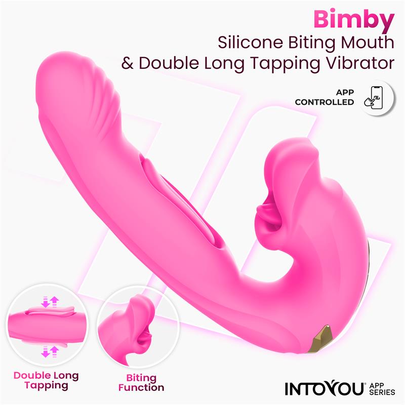 Into You - Bimby - Vibratore Punto G con Doppia Lingua Tapping e Biting + APP - immagine 3